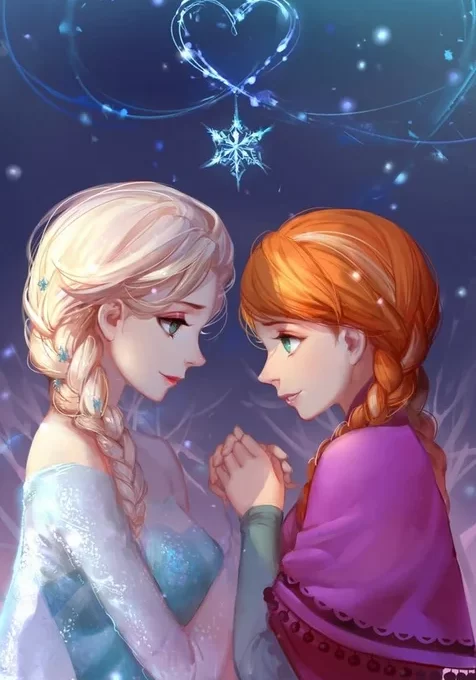 冰雪奇缘Elsa同人插画iPhone 4S壁纸