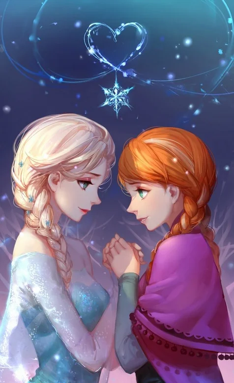 冰雪奇缘Elsa同人插画iPhone 4S壁纸-iPhone17-1