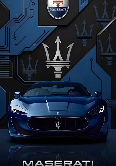 玛莎拉蒂GranCabrio·科技机械风 超跑手机壁纸