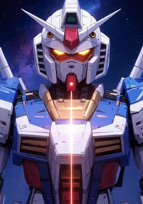 RX-78高达·光束迸发 二次元机甲风 机动战士高达手机壁纸（机甲科