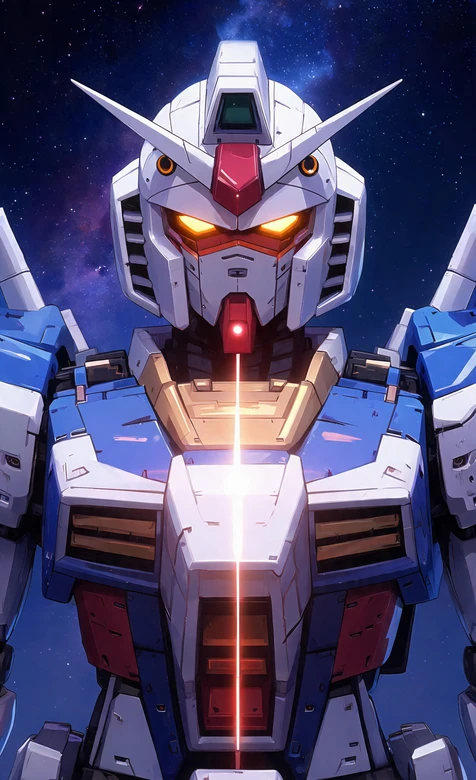 RX-78高达·光束迸发 二次元机甲风 机动战士高达手机壁纸（机甲科-iPhone17-1