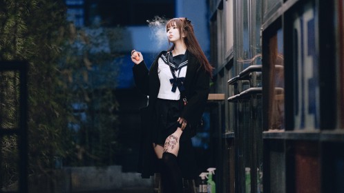 美女写真-iPhone17-1