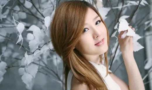 清纯美女车模写真壁纸