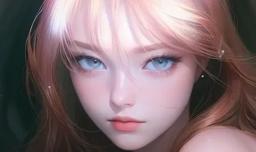 金发少女·唯美写实风CG 暖光发丝细腻电脑壁纸精选