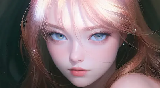 金发少女·唯美写实风CG 暖光发丝细腻电脑壁纸精选-iPhone17-1
