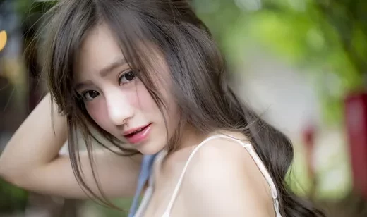 清纯森系长发校花女生美女电脑壁纸