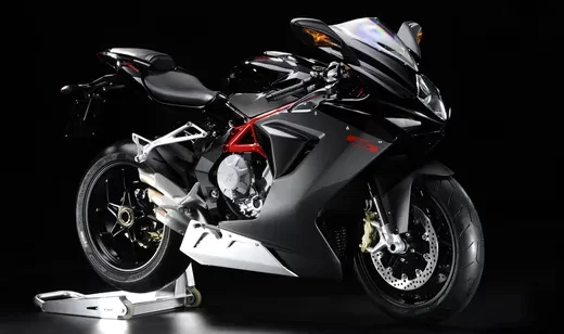 MV Agusta F3运动摩托车暗黑金属风超高清机车桌面背景