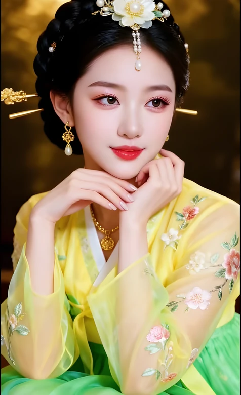 古风汉服女子·华裳精致发饰 国风唯美 古典美学壁纸-iPhone17-1