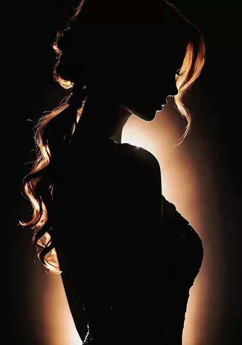 光影映照下的美女身材唯美摄影手机壁纸图片