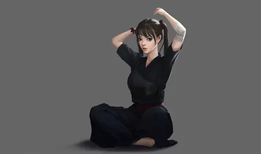 可爱的日本动漫女孩电脑壁纸