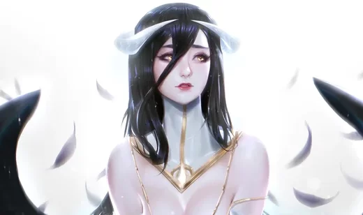 雅儿贝德·暗黑羽翼 唯美写实风 Overlord动态电脑壁纸