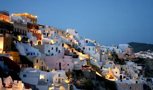 巴西山上的建筑夜景壁纸