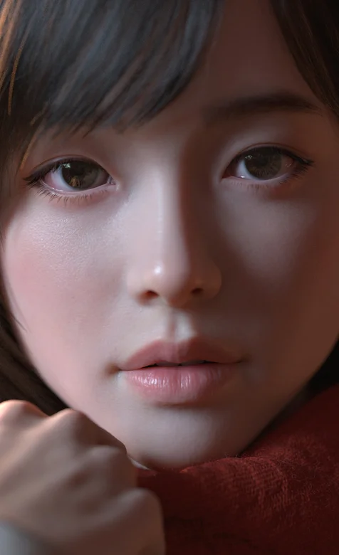 超细腻美肤的少女高清头像近照手机壁纸，强烈推荐！-iPhone17-1
