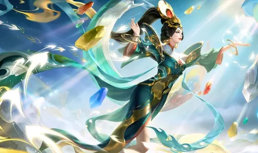 女娲·晶石流转 国风仙侠风 王者荣耀唯美电脑壁纸