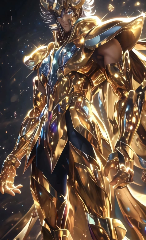 黄金圣斗士·圣衣闪耀 二次元热血圣斗士星矢壁纸-iPhone17-1