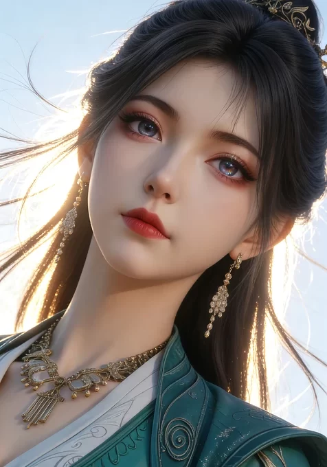 古风女子·青衫慕沛灵 国风唯美仙侠风手机壁纸