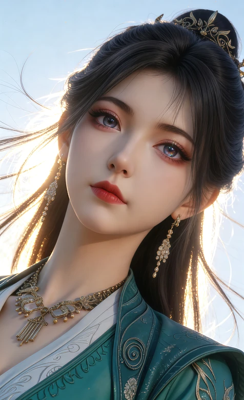 古风女子·青衫慕沛灵 国风唯美仙侠风手机壁纸-iPhone17-1