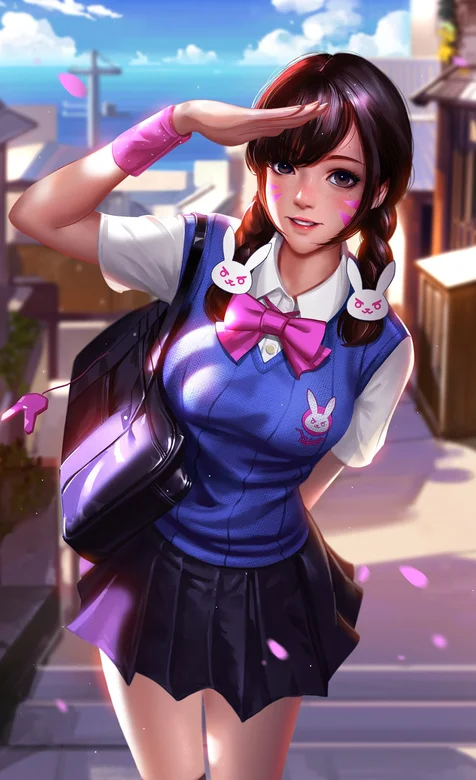 可爱的学生证动漫女生手机壁纸图片-iPhone17-1