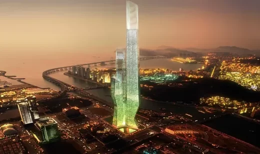 第一高楼美女夜景风景壁纸下载
