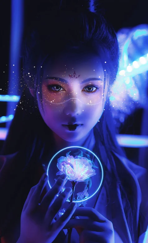 柳夜熙国风仿妆美女高清酷美手机壁纸图片-iPhone17-1