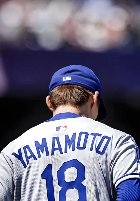 YAMAMOTO山本·18号棒球球衣 写实MLB运动员手机壁纸 体育