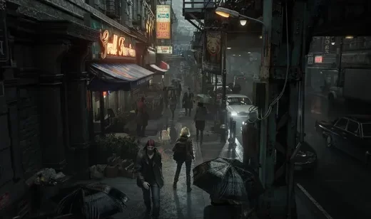 雨夜都市街道·暗黑写实游戏场景 热门电脑壁纸