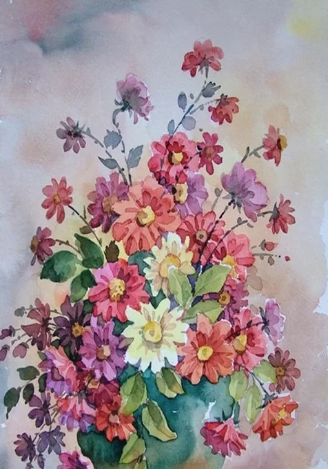 油画花卉创意手机壁纸下载