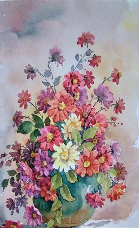 油画花卉创意手机壁纸下载-iPhone17-1
