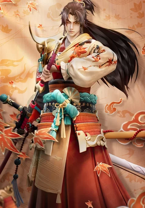 日系传统武士装动漫人物壁纸-真4K
