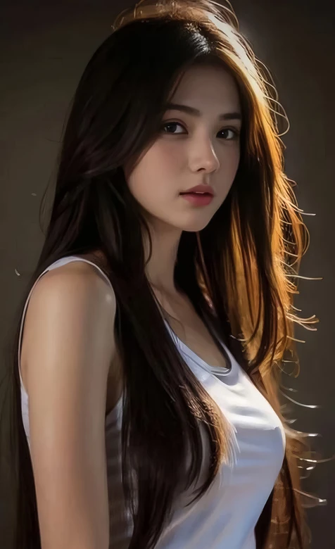 长发少女·写实唯美暖光风 高人气手机壁纸-iPhone17-1