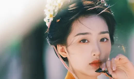 邓恩熙，柔心弱骨，我见犹怜，蝴蝶，邓恩熙高清古装写真壁纸