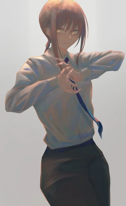 西服制服风职场动漫女生手机壁纸-iPhone17-1