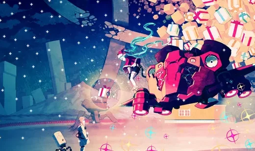 圣诞版初音送礼物来啦