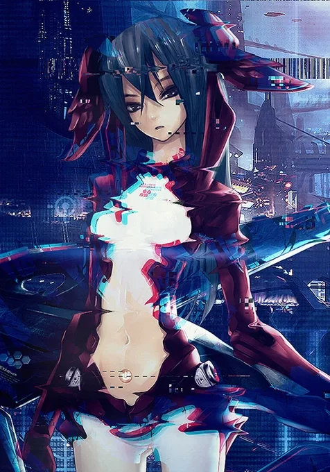 魔力初音个性手机桌面