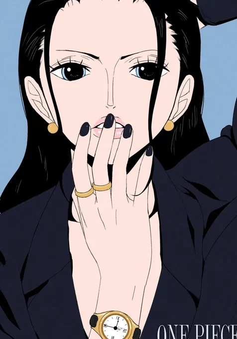 日漫《海贼王》人物、女帝“波雅·汉库克”头像壁纸