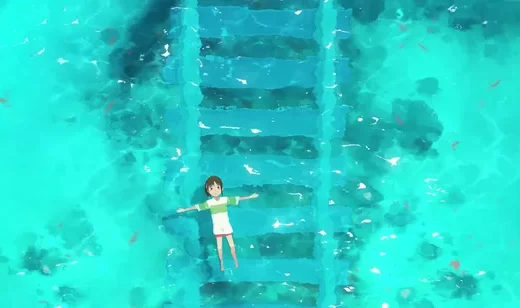 千寻·水梯漂浮 日系唯美风《千与千寻》动态电脑壁纸