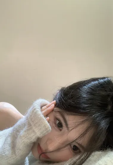 温柔系女生·清新唯美风写真 慵懒毛衣氛围感特写