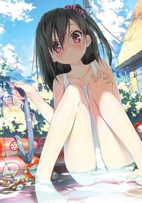 动漫大眼妹子也可以这么诱惑