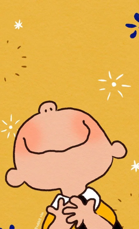 一个抬头看烟花的可爱卡通小男孩手机壁纸-iPhone17-1
