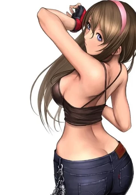 大臀性感动漫美女手机图片