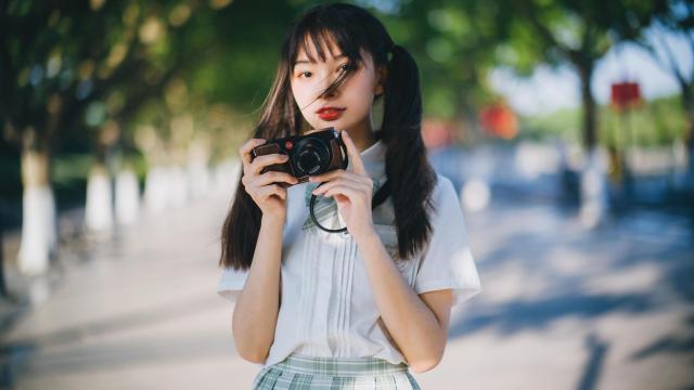 唯美动人的jk少女-iPhone17-1